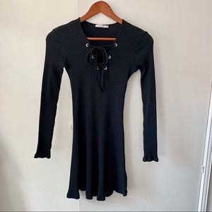 Zara Ribbed Mini Dress Sz S